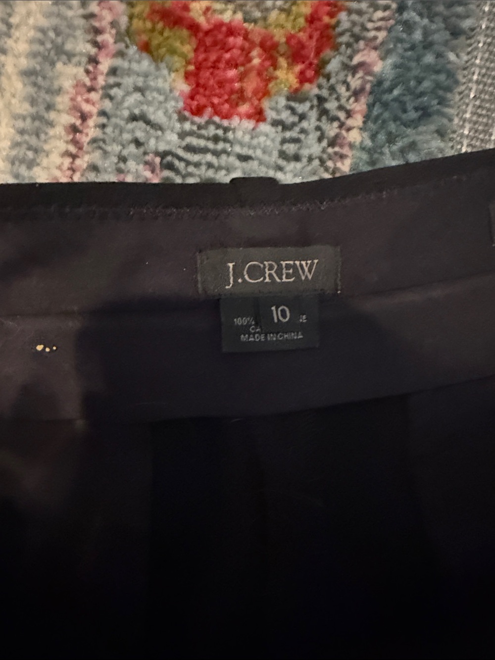 J.Crew Hutton Black Wide Leg Trousers Career Work Pants Minimal Chic - Picture 3 of 4